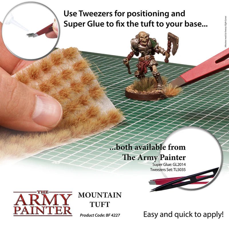 The Army Painter: Battlefield Basing - Mountain Tufts - Gathering Games