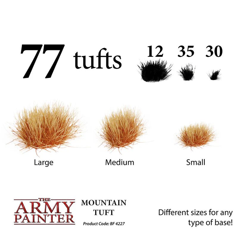 The Army Painter: Battlefield Basing - Mountain Tufts - Gathering Games