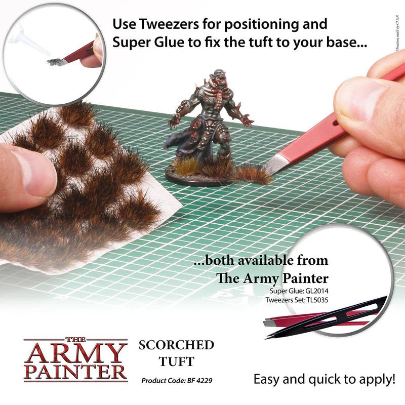 The Army Painter: Battlefield Basing - Scorched Tufts - Gathering Games
