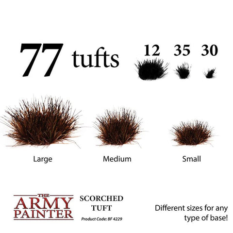 The Army Painter: Battlefield Basing - Scorched Tufts - Gathering Games