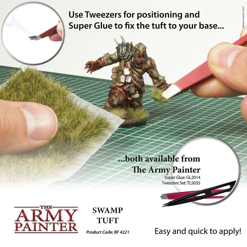The Army Painter: Battlefield Basing - Swamp Tufts - Gathering Games