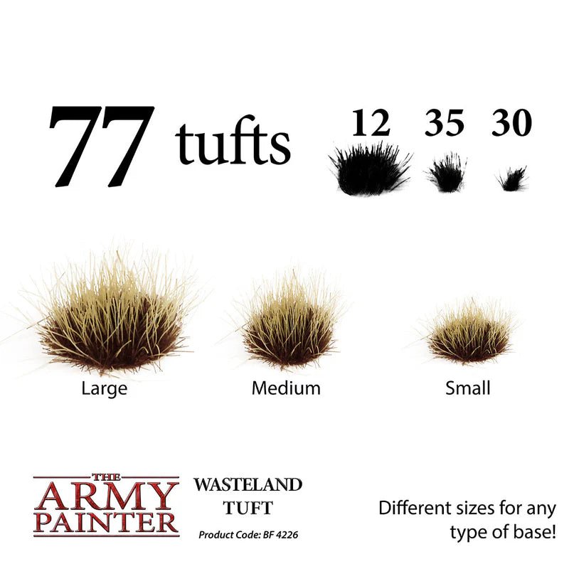 The Army Painter: Battlefield Basing - Wasteland Tufts - Gathering Games