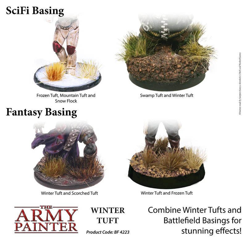 The Army Painter: Battlefield Basing - Winter Tufts - Gathering Games