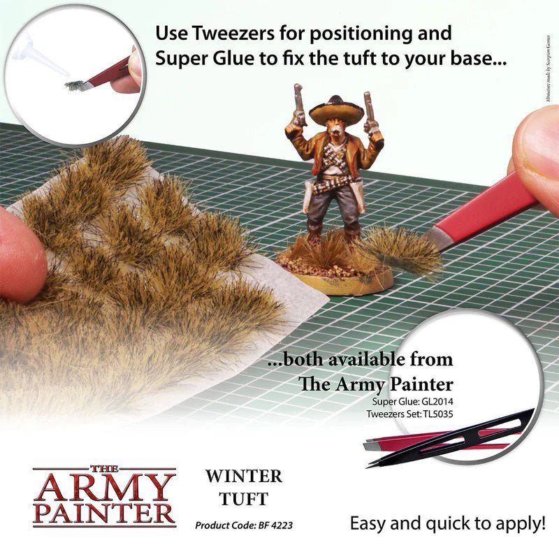 The Army Painter: Battlefield Basing - Winter Tufts - Gathering Games