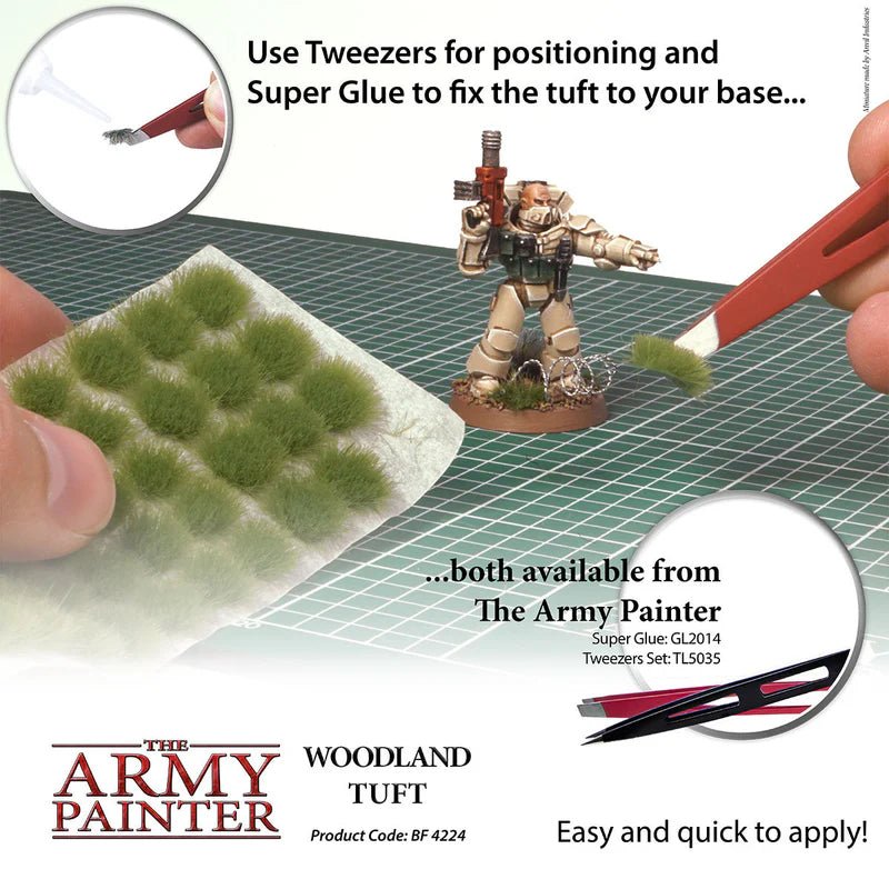 The Army Painter: Battlefield Basing - Woodland Tufts - Gathering Games