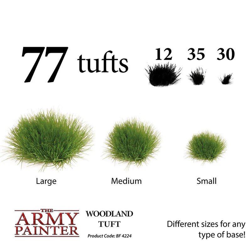 The Army Painter: Battlefield Basing - Woodland Tufts - Gathering Games