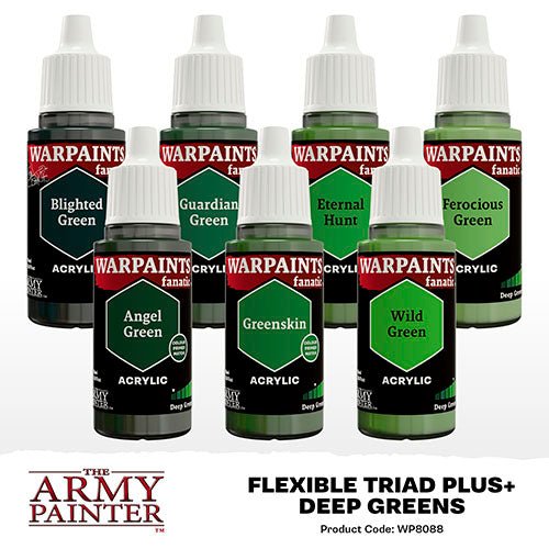 The Army Painter: Flexible Triad PLUS+ - Deep Greens - 2