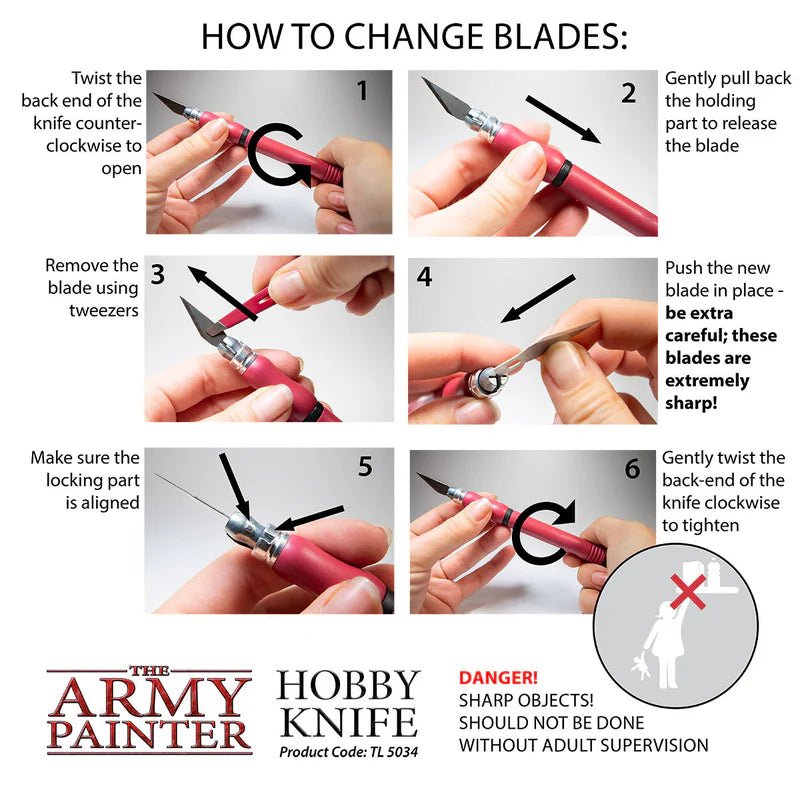 The Army Painter: Hobby Knife - Gathering Games
