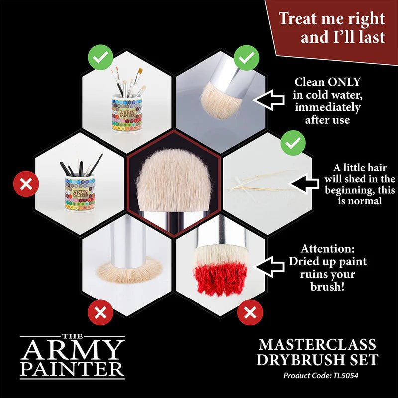 The Army Painter: Masterclass Drybrush Set - Gathering Games