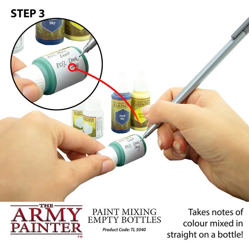 The Army Painter: Paint Mixing Empty Bottles - Gathering Games