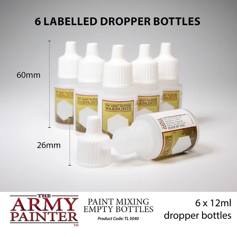 The Army Painter: Paint Mixing Empty Bottles - Gathering Games