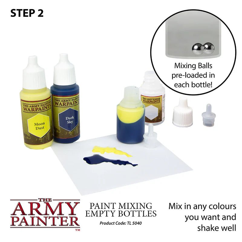 The Army Painter: Paint Mixing Empty Bottles - Gathering Games