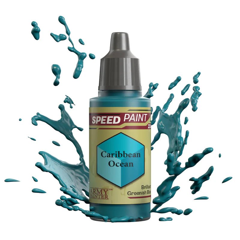 The Army Painter: Speedpaint - Caribbean Ocean (18ml) - Gathering Games