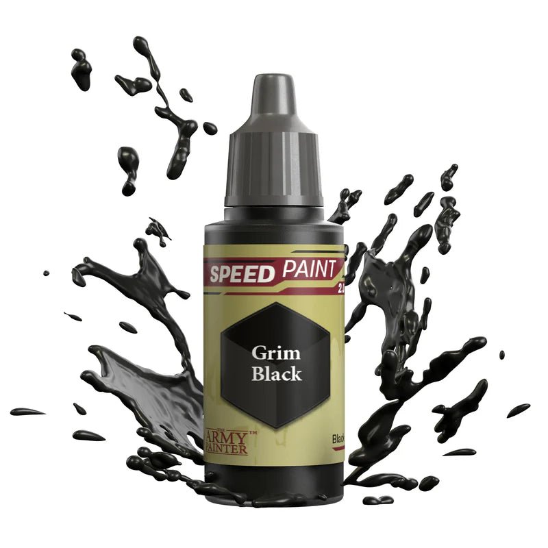 The Army Painter: Speedpaint - Grim Black (18ml) - Gathering Games