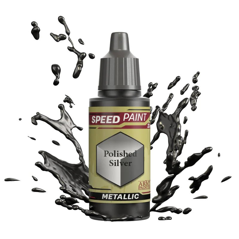 The Army Painter: Speedpaint - Polished Silver (18ml) - Gathering Games