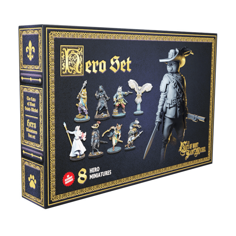 The Cats of Mont Saint Michel - Hero Miniatures Set - Gathering Games