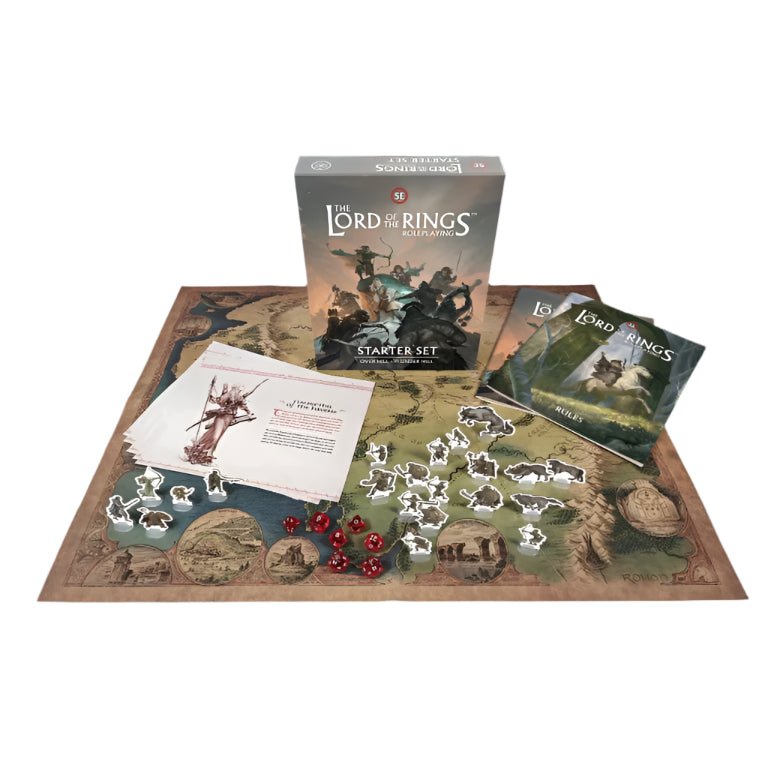 The Lord Of The Rings RPG 5E: Roleplaying Starter Set Pre - order - Gathering Games