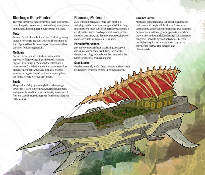 The Wildsea RPG: Ship - Gardens Supplement - Gathering Games