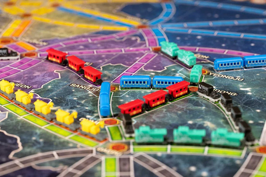Ticket to Ride: 20th Anniversary Deluxe Complete Train Set (All Five Colours) - Gathering Games
