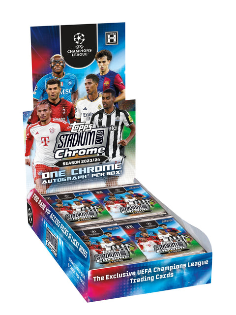 Topps Chrome: UEFA Stadium Club Competitions 2023/24 Hobby Box - Gathering Games