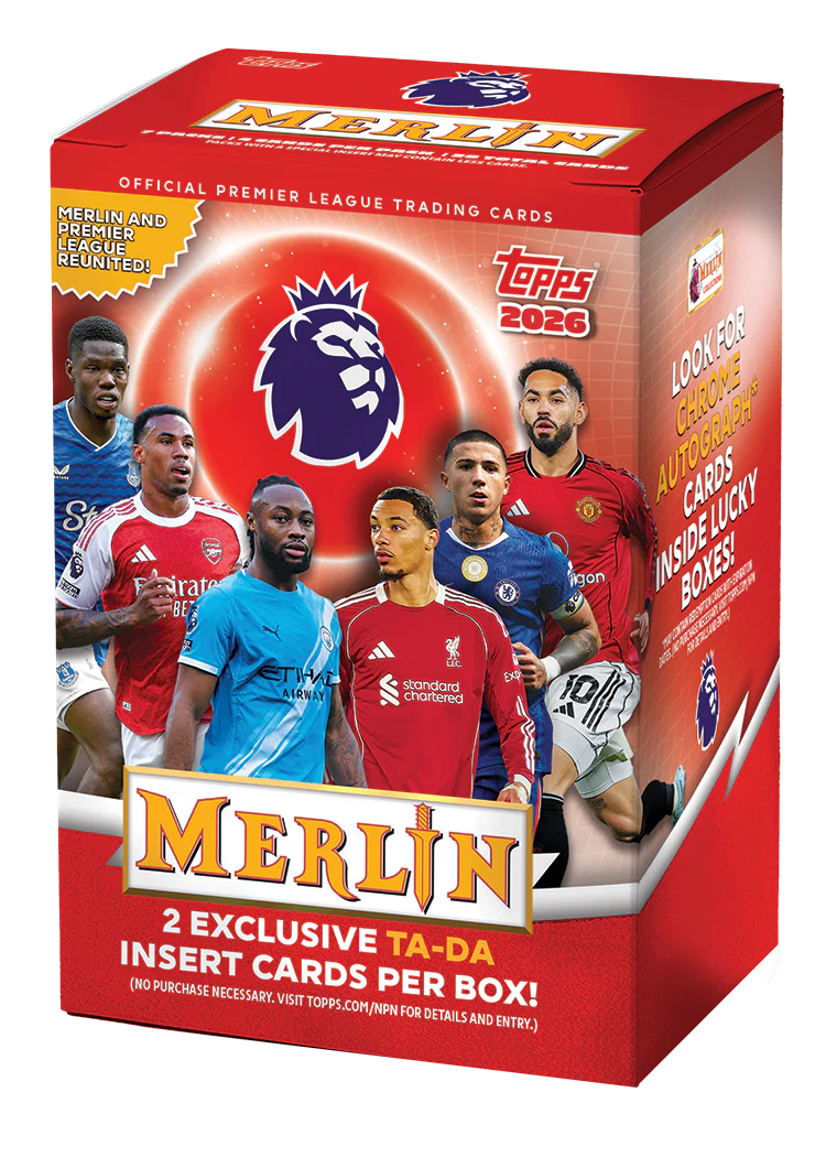 Topps - Merlin: Premier League Value Box 2026 - Gathering Games