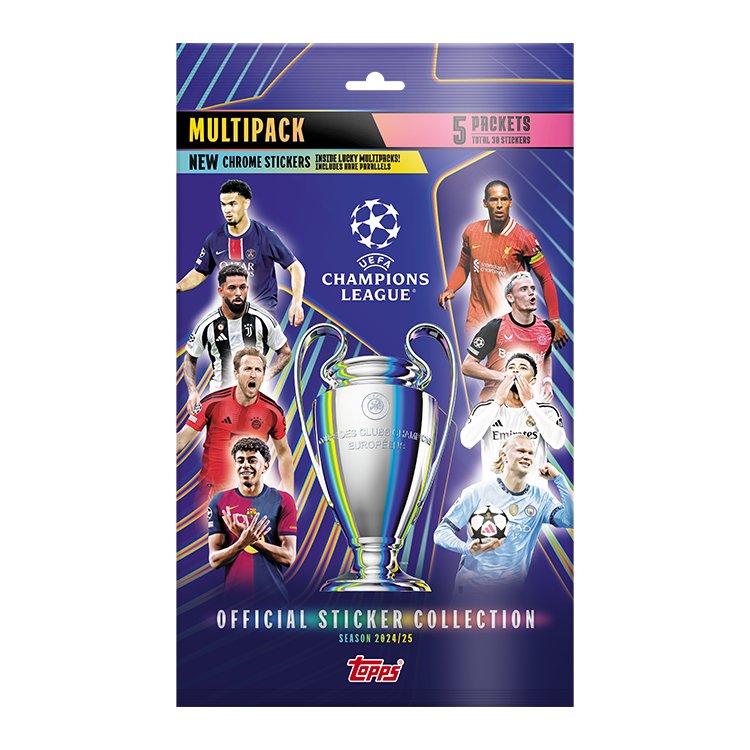 Topps Official Sticker Collection: UEFA Champions League 24/25 - Multipack - Gathering Games