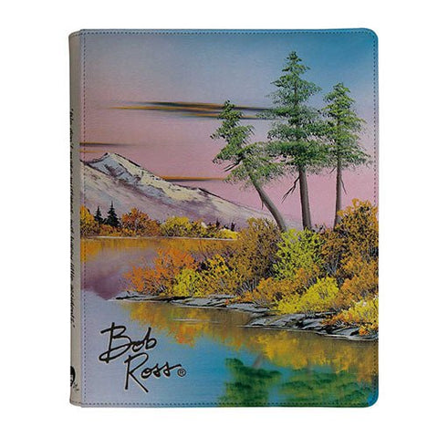 Ultra Pro: 9 - Pocket Zippered PRO - Binder - Bob Ross Mighty Mountain Lake - Gathering Games