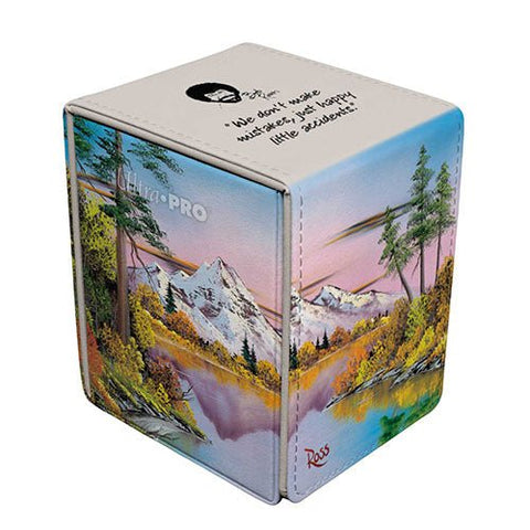 Ultra Pro: Alcove Flip Deck Box - Bob Ross Mighty Mountain Lake - Gathering Games