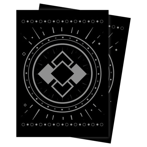Ultra Pro: Apex Deck Protector Sleeves - Obsidian - Gathering Games