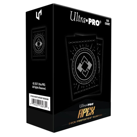 Ultra Pro: Apex Deck Protector Sleeves - Obsidian - Gathering Games