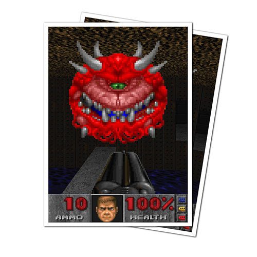 Ultra Pro: DOOM 105ct Apex Deck Protector Sleeves - Gathering Games