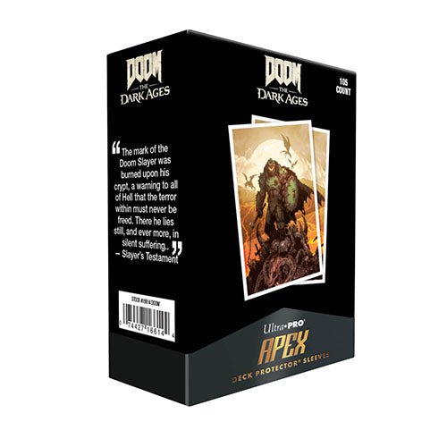 Ultra Pro: DOOM 105ct Apex Deck Protector Sleeves - 6