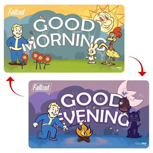 Ultra PRO - Fallout: Vault Boy - Good Morning/Good Evening Double-Sided Playmat - 1
