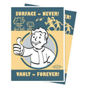 Ultra PRO - Fallout: Vault Boy - Surface - Never! Vault - Forever! Apex Deck Protector Sleeves (105ct) - 2