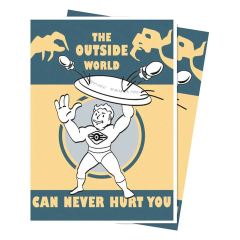 Ultra PRO - Fallout: Vault Boy - The Outside World Apex Deck Protector Sleeves (105ct) - Gathering Games