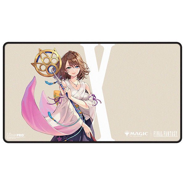 Ultra PRO - Magic: The Gathering - Final Fantasy: Yuna, Grand Summoner Black-Stitched Playmat - 1
