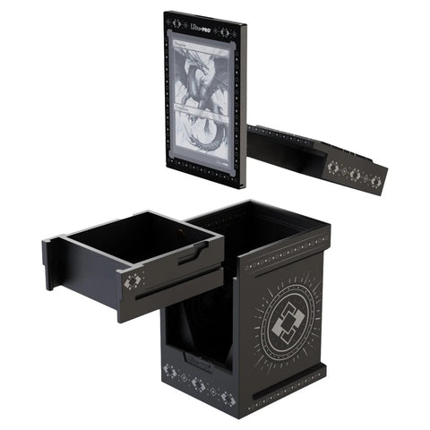 Ultra Pro: One-Touch Tower Deck Box - Obsidian - Gathering Games