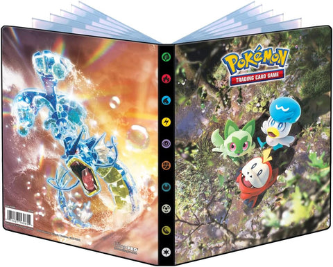 Ultra Pro: Pokemon Scarlet & Violet 10 - 4 Pocket Portfolio - Gathering Games