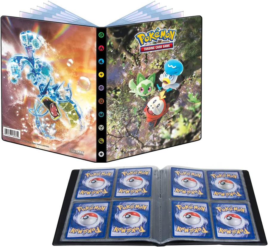 Ultra Pro: Pokemon Scarlet & Violet 10 - 4 Pocket Portfolio - Gathering Games