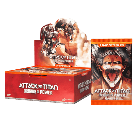 UniVersus Attack on Titan: Origins of Power Booster Box - Gathering Games