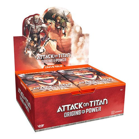 UniVersus Attack on Titan: Origins of Power Booster Box - Gathering Games