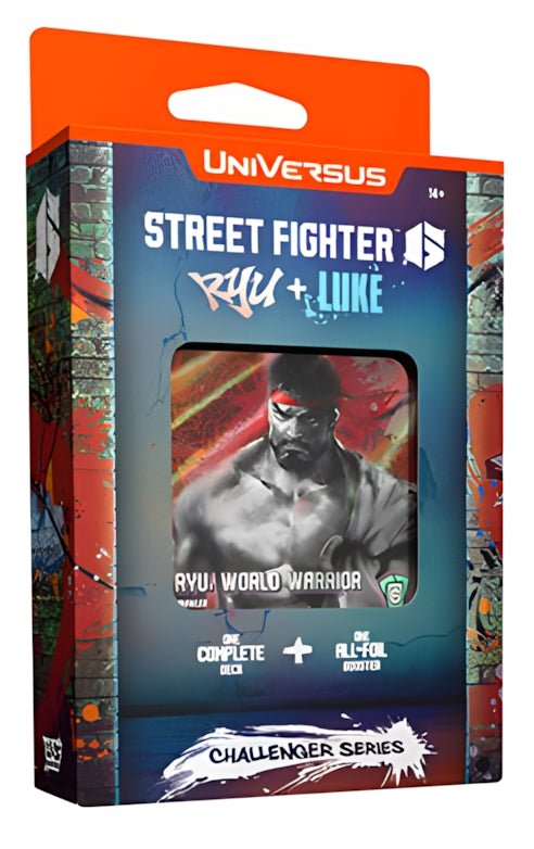 UniVersus CCG: Street Fighter 6 Challenger Series Deck - Ryu + Luke - Gathering Games