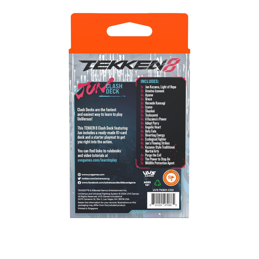 UniVersus CCG: Tekken 8 Clash Deck - Jun - Gathering Games