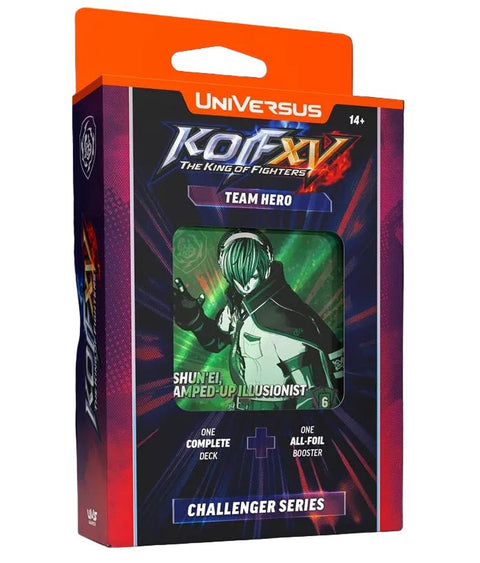 UniVersus CCG: The King of Fighters XV Challenger Series Deck - Team Hero - Gathering Games