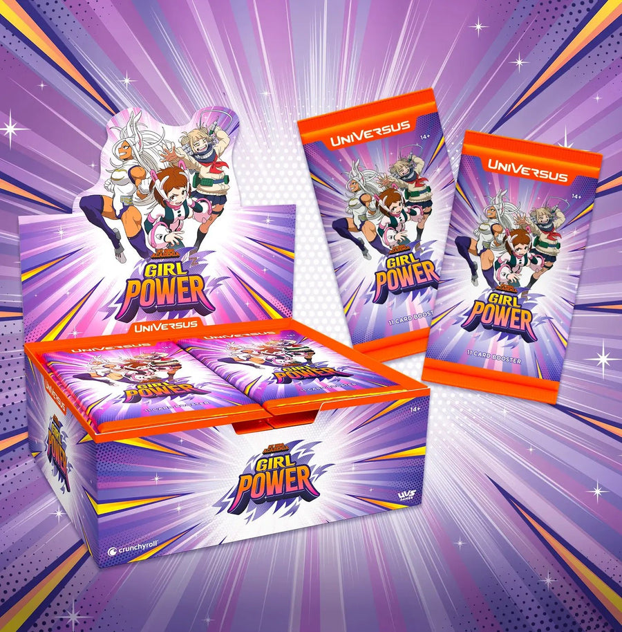 UniVersus My Hero Academia CCG: Girl Power Booster Box - Gathering Games