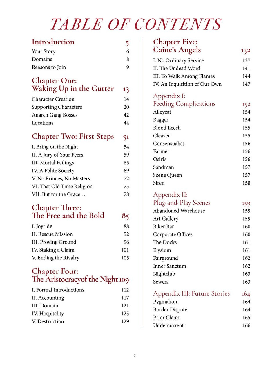 Vampire: The Masquerade RPG 5th Edition Crimson Gutter - Gathering Games