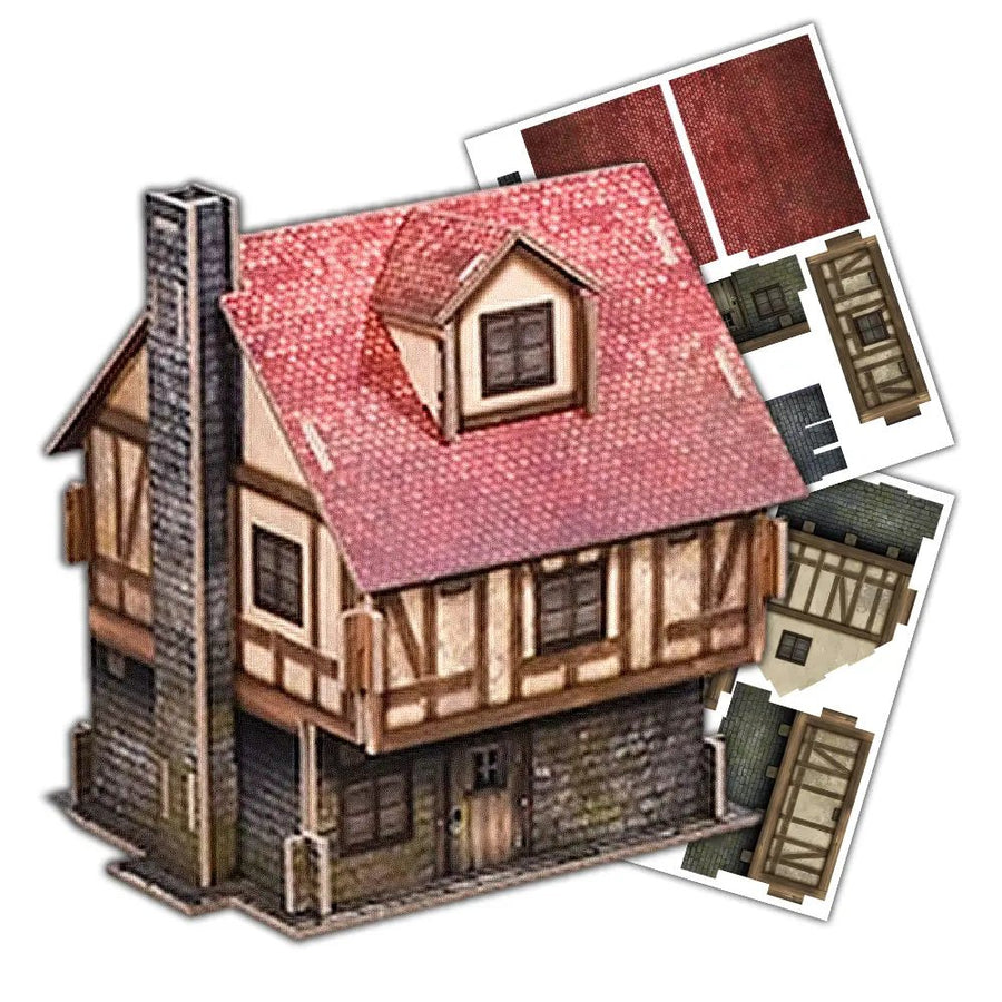 Village Buildings Pack 28-32mm Scale Terrain - Gathering Games