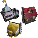 Village Buildings Pack 28-32mm Scale Terrain - 1
