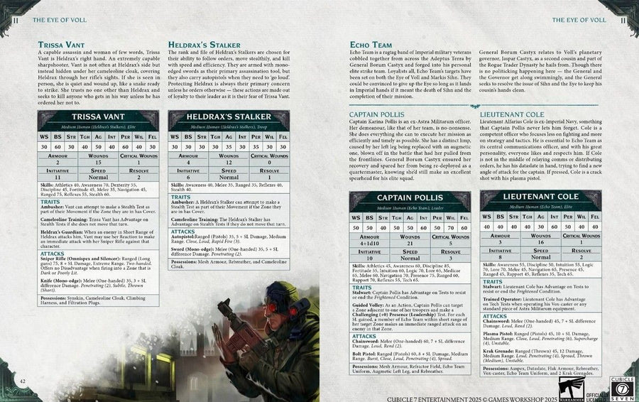 Warhammer 40000 Roleplay: Imperium Maledictum - Voll Adventures - Gathering Games