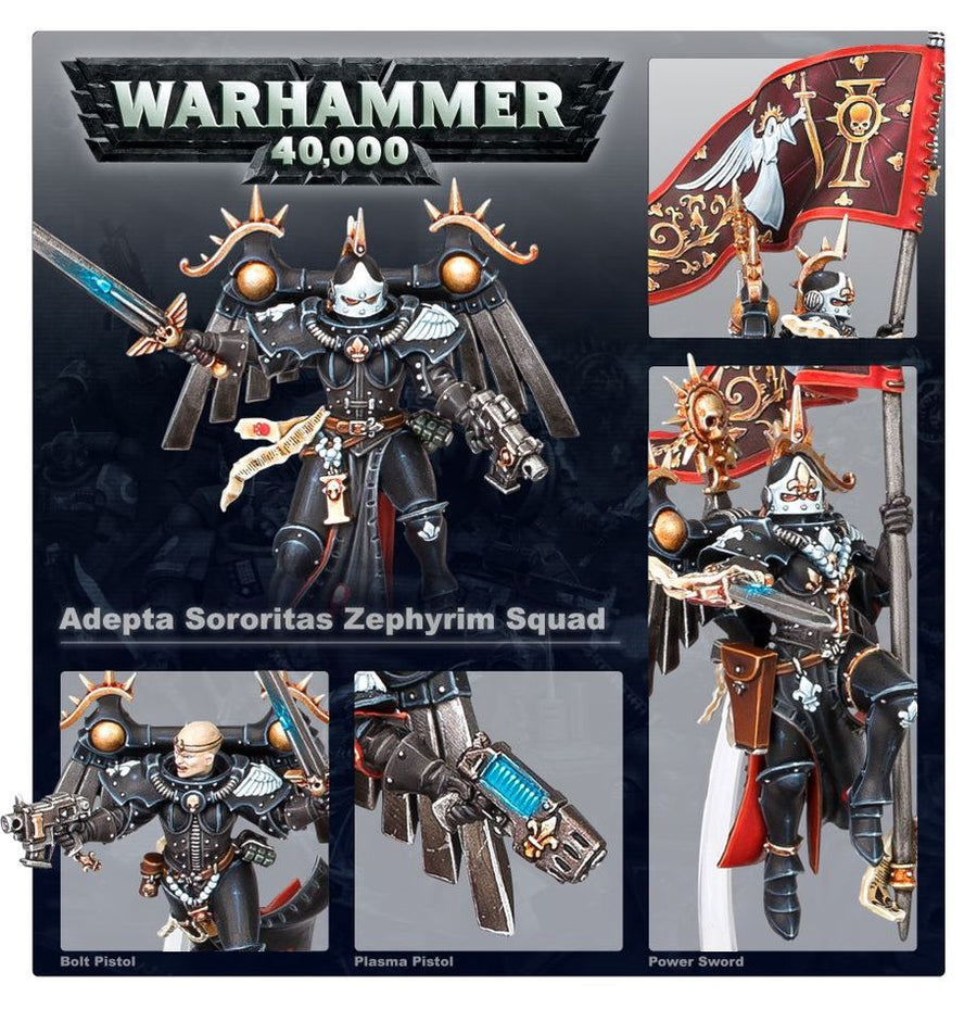 Warhammer 40K: Adepta Sororitas - Seraphim Squad - Gathering Games